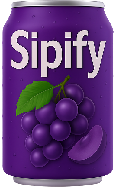 Sipify - Sparkling Grape Drink